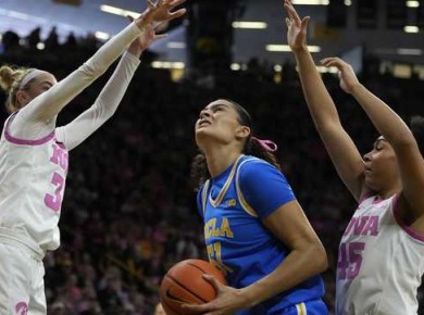 Iowa’s upset bid falls short vs. No. 3 UCLA