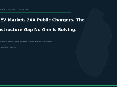 Africa's $5B EV Market Has 200 Public Chargers. That Is the Problem.