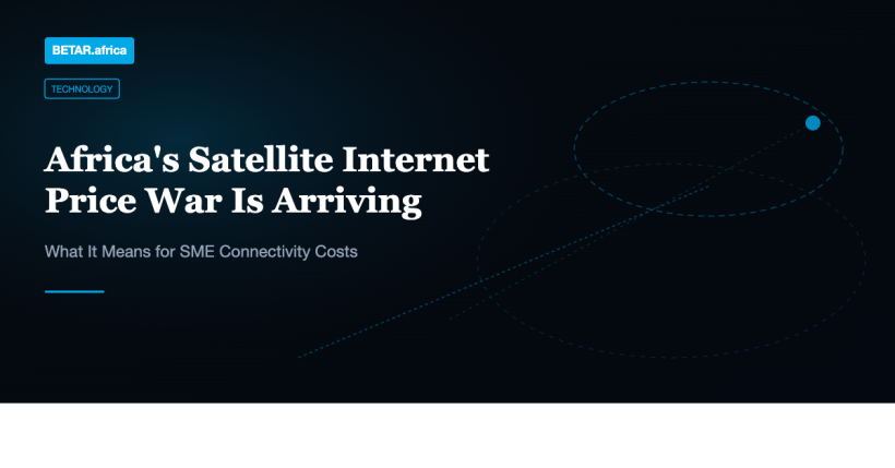 Africa's Satellite Internet Price War Is Real. SMEs Are Still Paying Too Much.