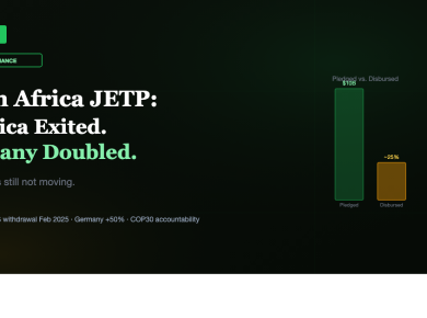 South Africa's JETP: $11B Promised. Disbursement Is Stalled. Who Is Accountable?