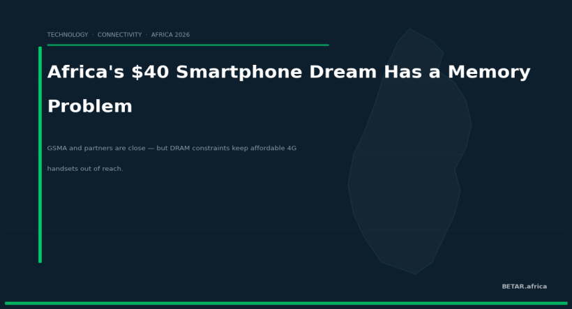 Africa's $40 Smartphone Dream Has a Memory Problem